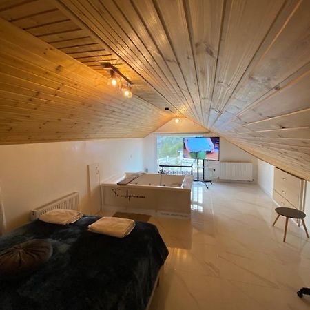 Aprosmeno Jacuzzi House 2 Apartment Agros Bagian luar foto
